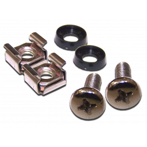 Mounting kit: cage nut, screw bolt and washer